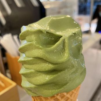 Kyo Matcha - This is the match of soft serve after a couple bites. It looks incredible. - Ice Cream & Frozen Yogurt Near Me - Richfield, Minnesota