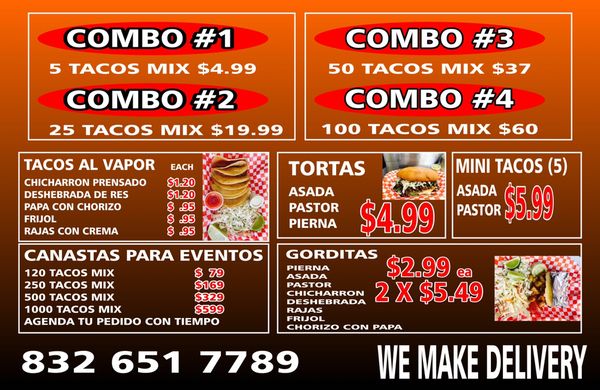 Menu photo 6 Regios Tacos Al Vapor San Antonio, TX Menu photo 6 Regios Tacos Al Vapor San Antonio, TX