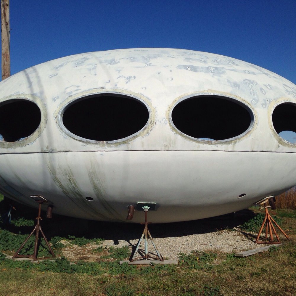 Hancock Harbor Marina - Super cool - there is a flying saucer house on the property. It's a shell. - Marinas Near Me - Greenwich, New Jersey Hancock Harbor Marina - Super cool - there is a flying saucer house on the property. It's a shell. - Marinas Near Me - Greenwich, New Jersey