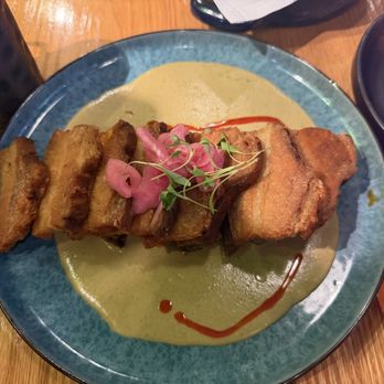 Lalo Urban Kitchen - PORK BELLY IN GREEN MOLE - Asian Fusion Near Me - Corona, California Lalo Urban Kitchen - PORK BELLY IN GREEN MOLE - Asian Fusion Near Me - Corona, California