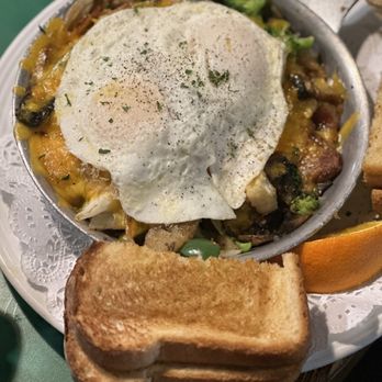 Frog Pond - Eggs in a pan - Breakfast & Brunch Near Me - North Redington Beach, Florida Frog Pond - Eggs in a pan - Breakfast & Brunch Near Me - North Redington Beach, Florida