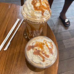 Caramel frappe double blended extra shots! Caramel frappe double blended extra shots!