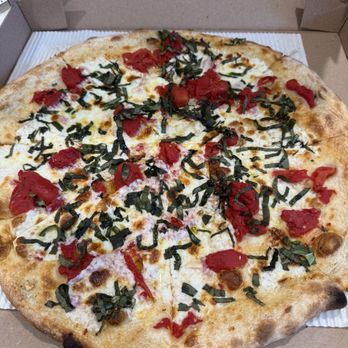 Stefano’s Brooklyn Pizza - 18" Margherita Pizza - Seafood Near Me - Harlingen, Texas