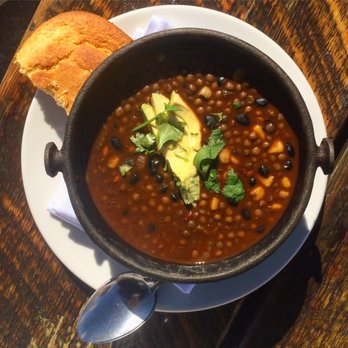 Silver Star Cafe - Braised Lentil Chili. - New American Near Me - Park City, Utah Silver Star Cafe - Braised Lentil Chili. - New American Near Me - Park City, Utah