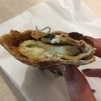 Starbucks - spinach feta wrap (inside) - Coffee & Tea Near Me - State College, Pennsylvania Starbucks - spinach feta wrap (inside) - Coffee & Tea Near Me - State College, Pennsylvania