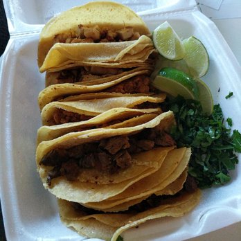 Gio's Taqueria 2 - Mix of fajita chicken, beef, and barbacoa - Tacos Near Me - Carrollton, Texas