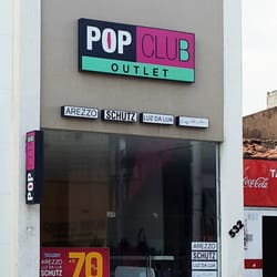 Pop Club Outlet - Fachada da Pop Club Outlet.