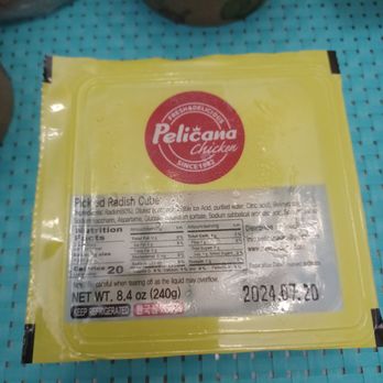 Pelicana Chicken - Picked radish - Korean Near Me - Chino, California