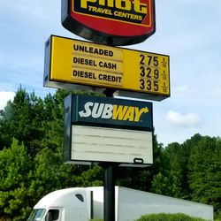 Pilot Travel Center - PILOT TRAVEL CENTER (truck stop) in Newnan, Georgia.