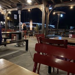 Outdoor patio area