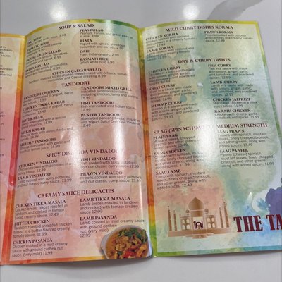 Menu photo 3 The Taj Indian Cusine & Bar Yuba City, CA Menu photo 3 The Taj Indian Cusine & Bar Yuba City, CA