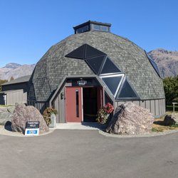 Twisted Hills Craft Cider - Entrance - look for this geodesic dome right on hwy 3
