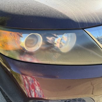 Master Of Detailing - Headlight before. Super aged. - Car Wash Near Me - Sacramento, California