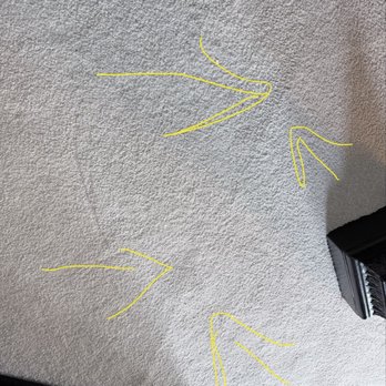 Exploring Flooring - Uneven seams at carpet joining points - Carpeting Near Me - Warrenville, Illinois