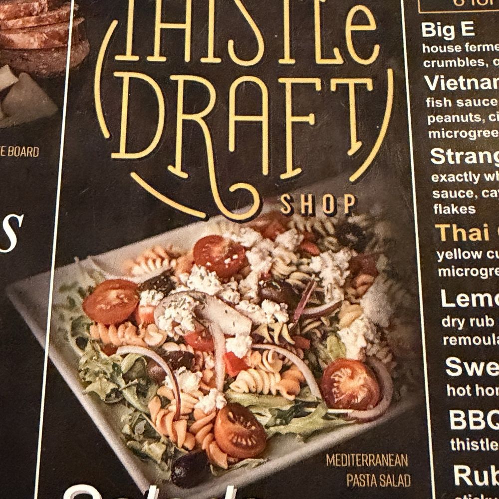 Thistle Draftshop - Menu - Beer, Wine & Spirits Near Me - Spring, Texas Thistle Draftshop - Menu - Beer, Wine & Spirits Near Me - Spring, Texas