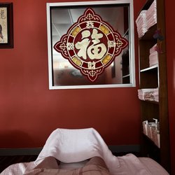 Oriental Qi Spa - My legs and feet at the beginning of my Body/Foot Massage (30/30) min