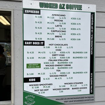Wicked Az Coffee - Downtown - menu and prices - Coffee & Tea Near Me - Flagstaff, Arizona Wicked Az Coffee - Downtown - menu and prices - Coffee & Tea Near Me - Flagstaff, Arizona