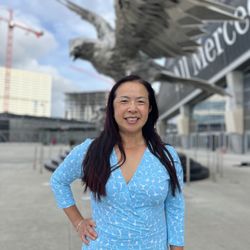 Mercedes-Benz Stadium - In front of Mercedes-Benz Stadium