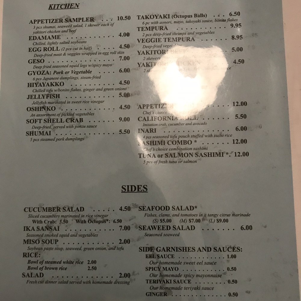 Yamato - Menu - Japanese Near Me - Tucson, Arizona Yamato - Menu - Japanese Near Me - Tucson, Arizona