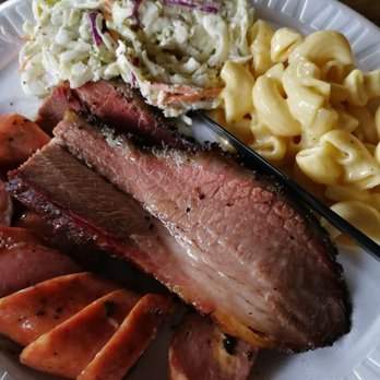 Roegels Barbecue - 2 plate combo with brisket and jalapeño cheese sausage - Barbeque Near Me - Houston, Texas Roegels Barbecue - 2 plate combo with brisket and jalapeño cheese sausage - Barbeque Near Me - Houston, Texas