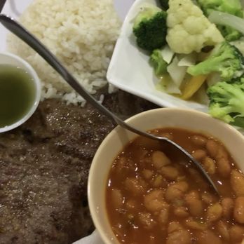 Orozco's - Churrasco w/white rice and beans and mixed vegetables - Puerto Rican Near Me - San Juan, Puerto Rico Orozco's - Churrasco w/white rice and beans and mixed vegetables - Puerto Rican Near Me - San Juan, Puerto Rico