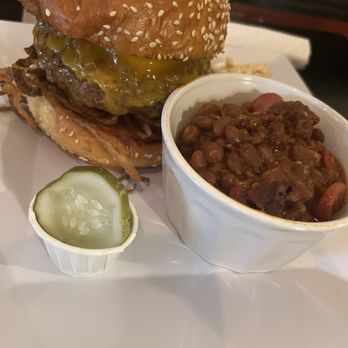 Boss Burger - The Stratton Burger with Side of chilies was good and portion are very big. - American Near Me - Norwalk, Connecticut