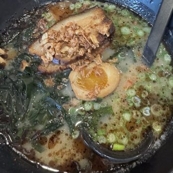 Tokyo House - Black garlic ramen - came with Hosomen noodles (thin noodles) - Ramen Near Me - Menifee, California Tokyo House - Black garlic ramen - came with Hosomen noodles (thin noodles) - Ramen Near Me - Menifee, California