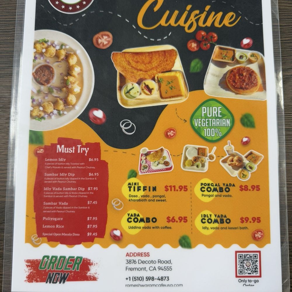 Rameshwaram Cafe - 1.26.25 - Indian Near Me - Fremont, California Rameshwaram Cafe - 1.26.25 - Indian Near Me - Fremont, California