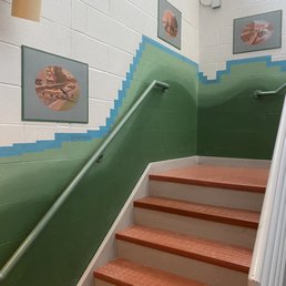 Inside stairwell