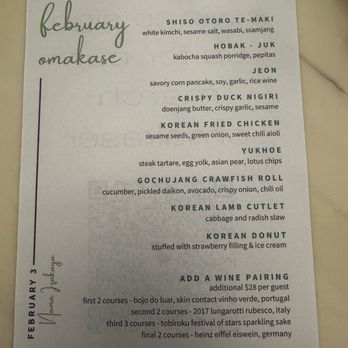 Nama Izakaya - Omakase Menu - Japanese Near Me - Knoxville, Tennessee