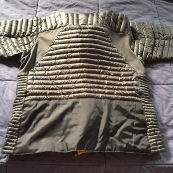All About Down - Repair of an Eddie bower jacket with a large wear spot on the back of the jacket - Home Decor Near Me - Seattle, Washington All About Down - Repair of an Eddie bower jacket with a large wear spot on the back of the jacket - Home Decor Near Me - Seattle, Washington