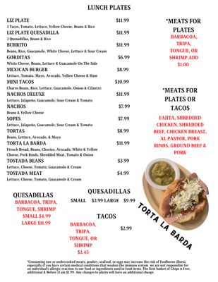Menu photo 1 Ene’s Mexican Restaurant Houston, TX Menu photo 1 Ene’s Mexican Restaurant Houston, TX