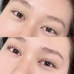 Michy Tattoo - Lash lift "before" and "after"!