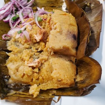 Manos Peruanas - Pork tamal - Venezuelan Near Me - Tulsa, Oklahoma