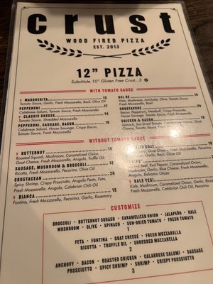 Crust Wood Fired Pizza by null