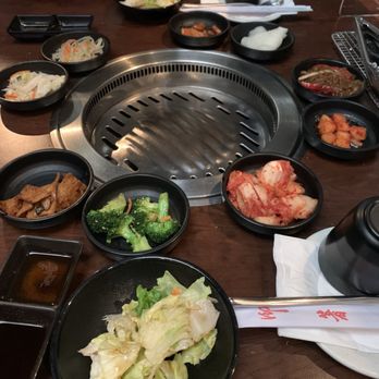 Kogi Gogi BBQ - Banchan was set up for our arrival - Barbeque Near Me - San Francisco, California