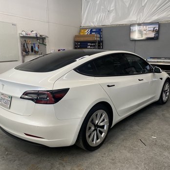 Lion's Autoshade - Tesla 3 tint - Car Window Tinting Near Me - Rancho Cordova, California
