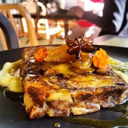 Everbean Cafe - Baked French Toast with orange glaze