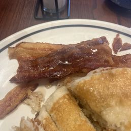 Buttermilk Pancakes and bacon Buttermilk Pancakes and bacon