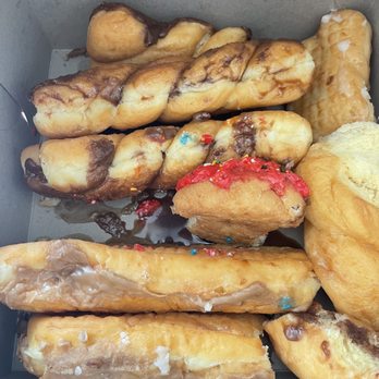 Donut Star - Seems they were stuffed in there a little too tight causing them to melt? - Donuts Near Me - Menifee, California