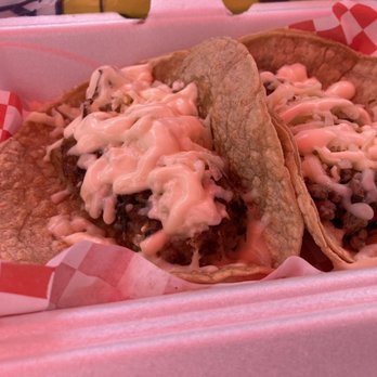 Manito Taco Shop - One steak and one potato taco with sour cream and cheese added. Pico comes on the side - Mexican Near Me - Lockport, New York Manito Taco Shop - One steak and one potato taco with sour cream and cheese added. Pico comes on the side - Mexican Near Me - Lockport, New York