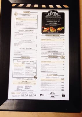 Menu photo 4 Corner Bakery Cafe Carlsbad, CA