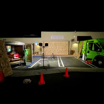 SERVPRO of Carlsbad - Luis and crew worked into the night to frame and build out a protective structure under difficult circumstances. - Damage Restoration Near Me - Carlsbad, California SERVPRO of Carlsbad - Luis and crew worked into the night to frame and build out a protective structure under difficult circumstances. - Damage Restoration Near Me - Carlsbad, California