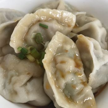 Szechuan Noodle Bowl - Pork and Chive dumplings with spicy sauce - Szechuan Near Me - Seattle, Washington Szechuan Noodle Bowl - Pork and Chive dumplings with spicy sauce - Szechuan Near Me - Seattle, Washington