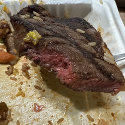 Red Rooster Portuguese BBQ - Steak is not cooked inside only out