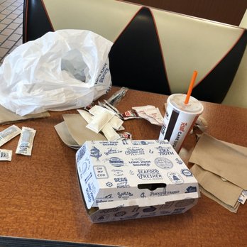 Long John Silver's | A&W - Pile o' paper, for a 7 foot journey. - Seafood Near Me - Spring Hill, Florida
