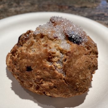 Rekindle Coffee - Freshly baked lemon blueberry scone. Baked to perfection and made to order hot out of the oven! - Cafes Near Me - Orange, California