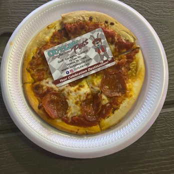 Outlaw Pass - 7 inch pizza my ass my iPhone is bigger than this $7 lol - Mini Golf Near Me - Victoria, Texas Outlaw Pass - 7 inch pizza my ass my iPhone is bigger than this $7 lol - Mini Golf Near Me - Victoria, Texas