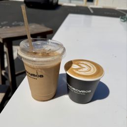 Cappuccino and their signature drink Cappuccino and their signature drink
