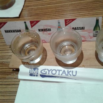 Gyotaku - Niu Valley - Sake sampler - Japanese Near Me - Honolulu, Hawaii Gyotaku - Niu Valley - Sake sampler - Japanese Near Me - Honolulu, Hawaii